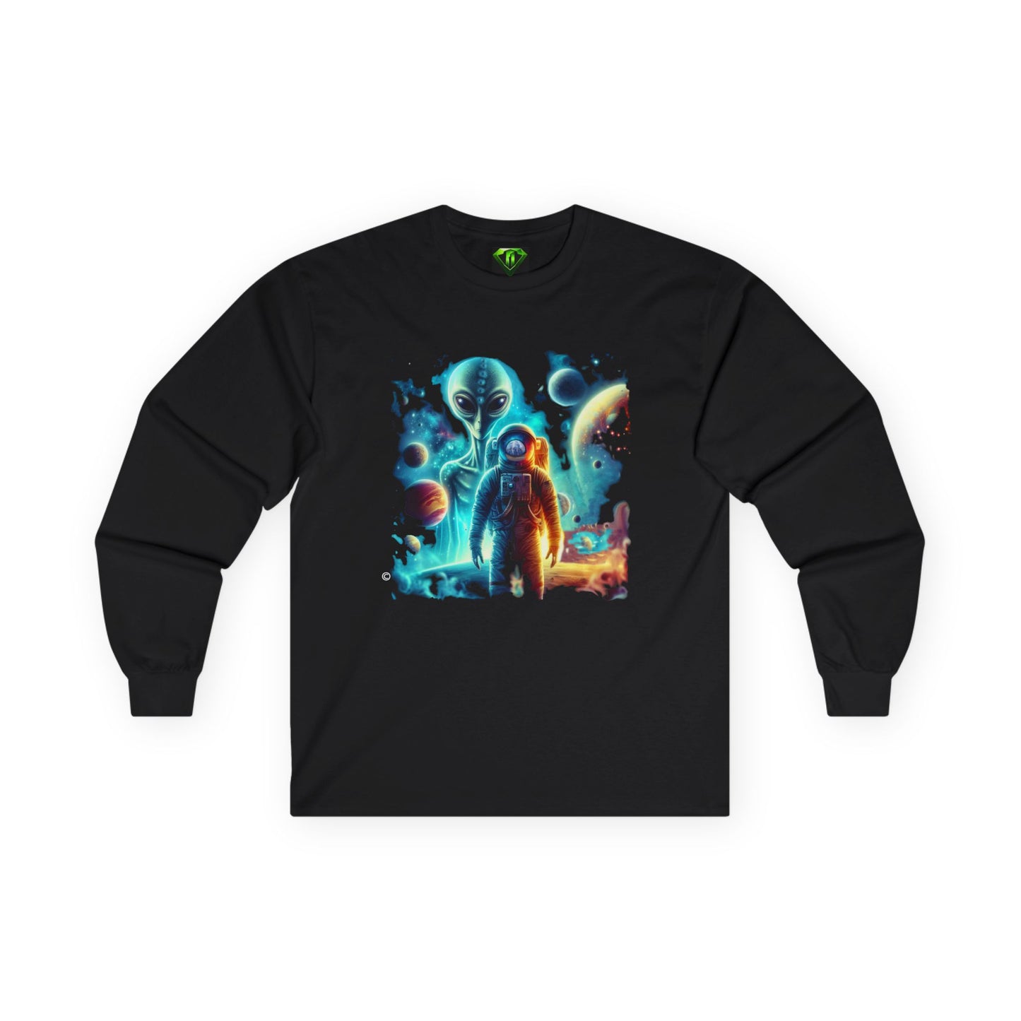 Earth Visitor Long Sleeve T-shirt, Unisex Tees,