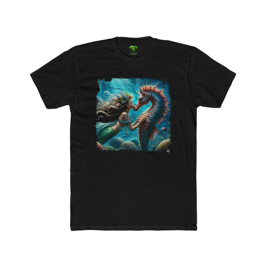 Kissing Seahorse T-shirt, Unisex Tees,