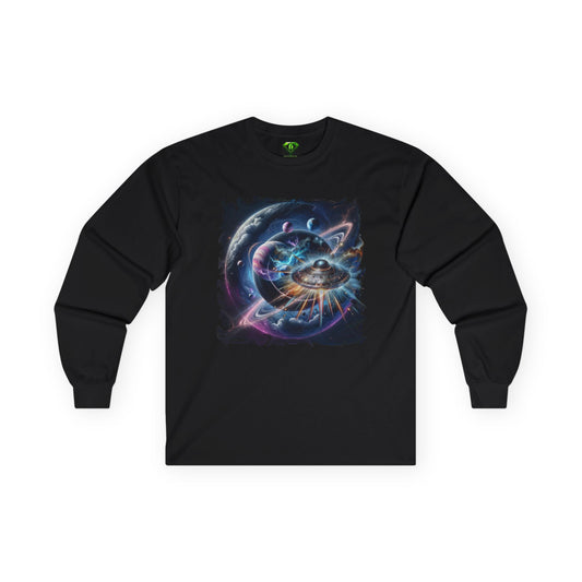 Galaxy Glimpse Long Sleeve T-shirt, Unisex Tees