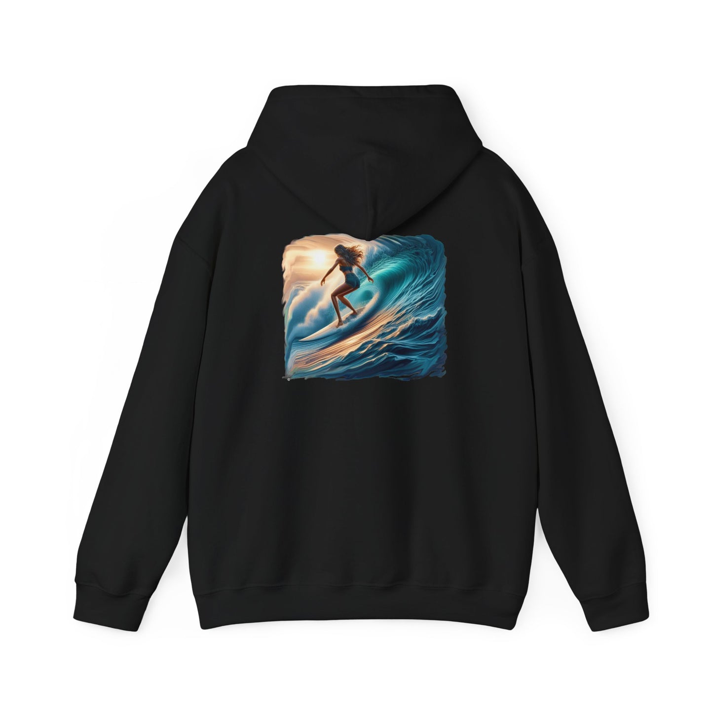 Wave Rider, Unisex Gildon Heavy Blend™ Hooded Sweatshirt