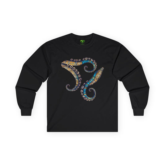 Octopus Arms Long Sleeve T-shirt, Unisex Tees,