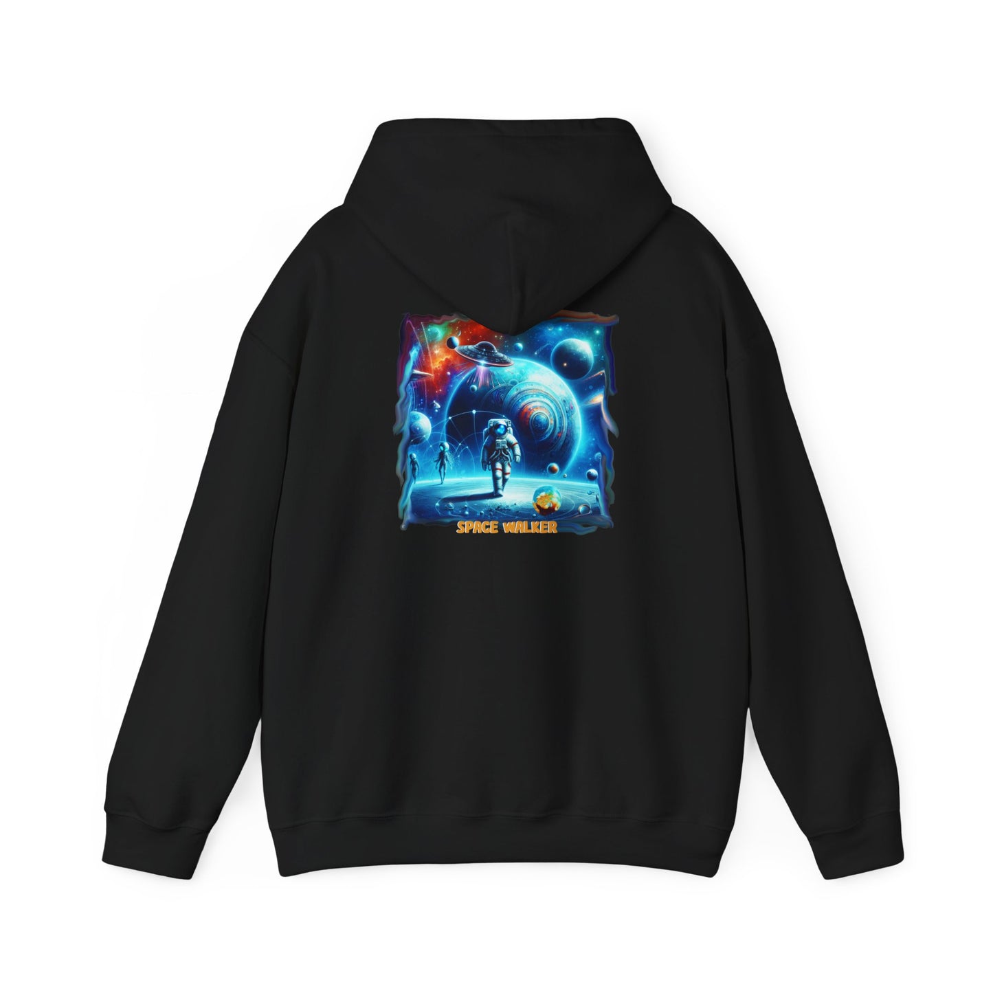 Space Walker Hoodie, Unisex Gildon Heavy Blend™ Hooded Sweatshirt