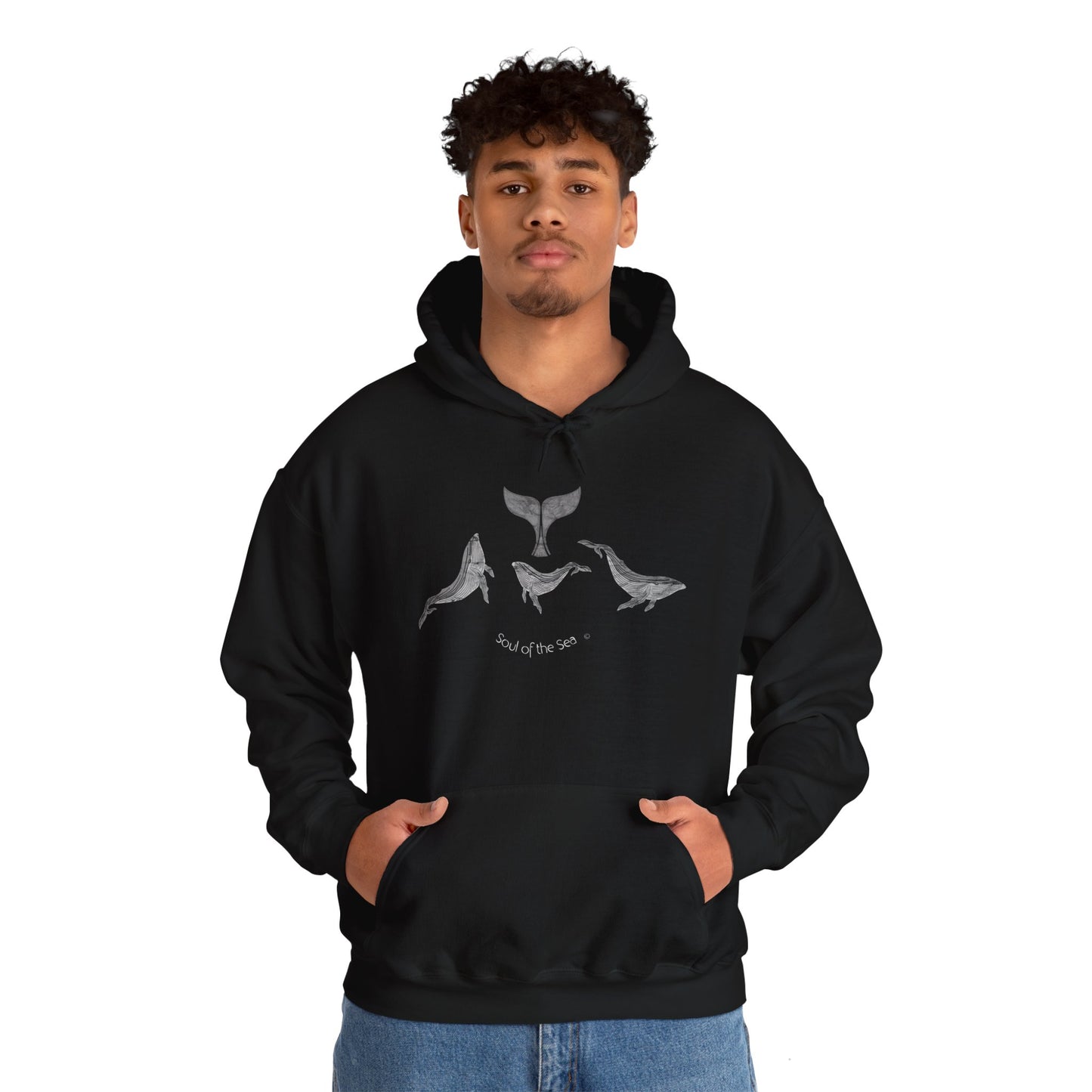 Whale Cloud, Unisex Gildon Heavy Blend™ Hooded Sweatshirt,