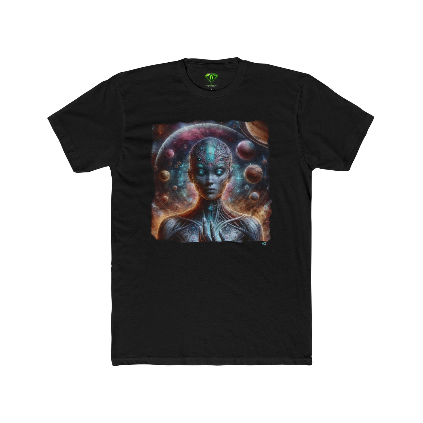 Nova Flare Female Alien T-shirt, Unisex Tees,