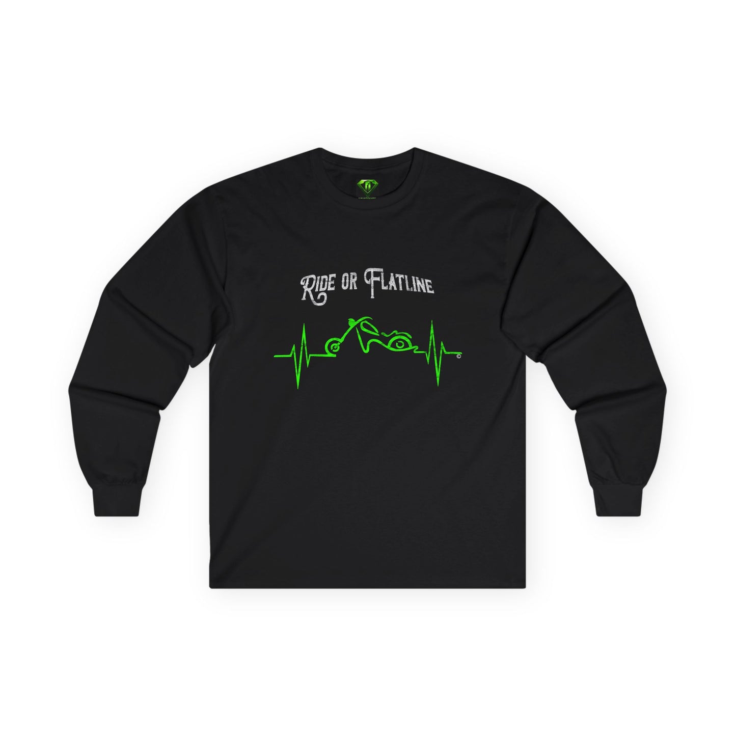 Ride or Flatline Long Sleeve T-shirt, Unisex Tees,