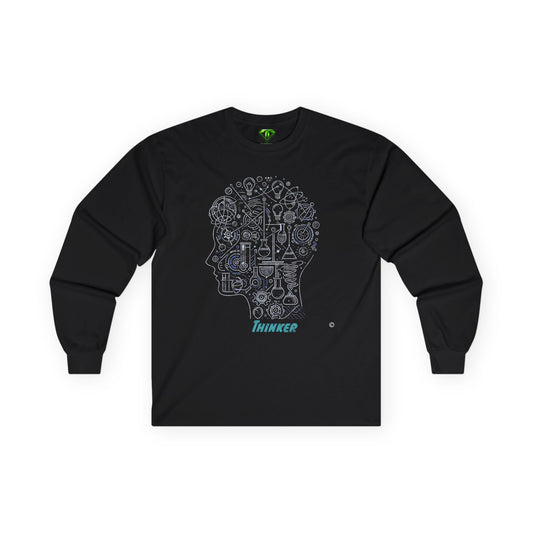 Thinker Long Sleeve T-shirt, Unisex Tees,