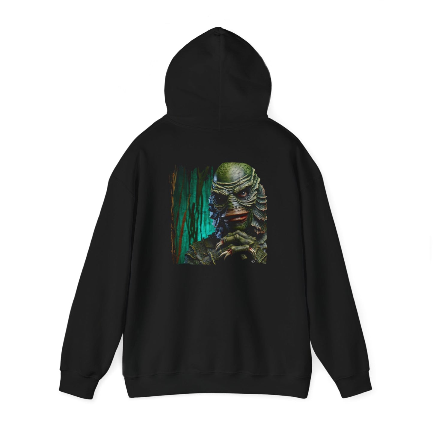 Creature from the Black Lagoon Hoodie, Unisex Gildon Heavy Blend™ Hooded Sweatshirt