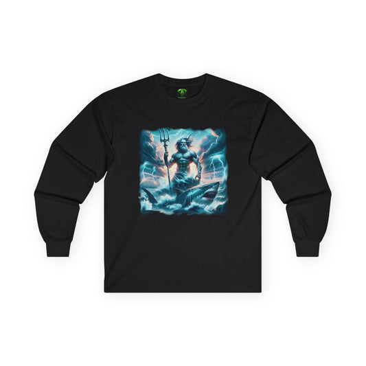 Neptunes Shark Long Sleeve T-shirt, Unisex T-shirts,