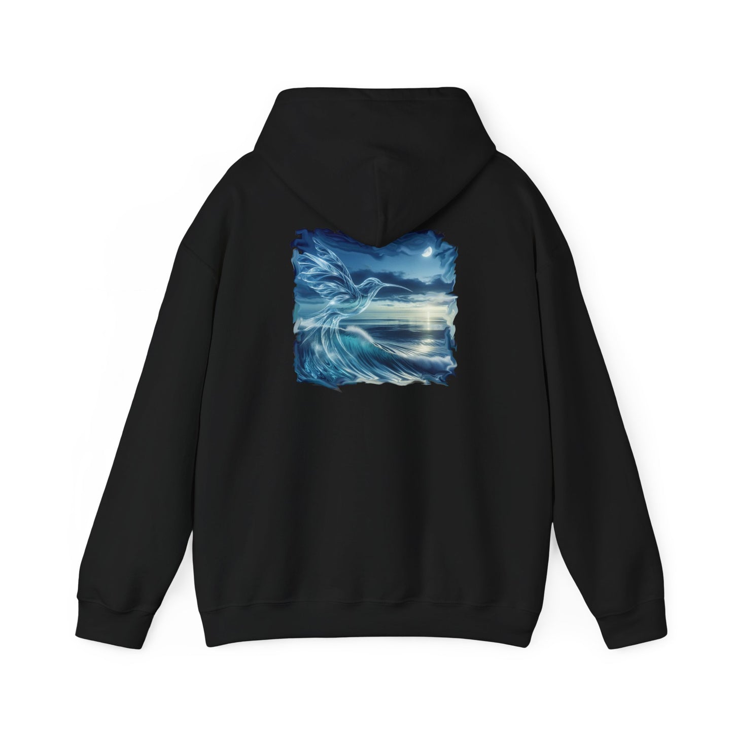 Humming Bird Wave, Unisex Gildon Heavy Blend™ Hooded Sweatshirt,