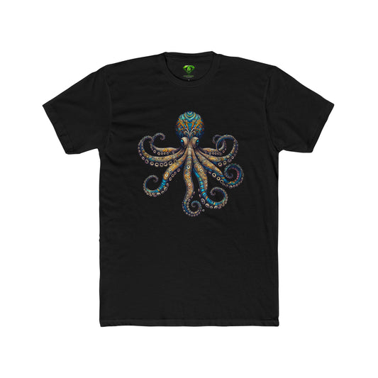 Colorful Octopus T-shirt, Unisex Tees,