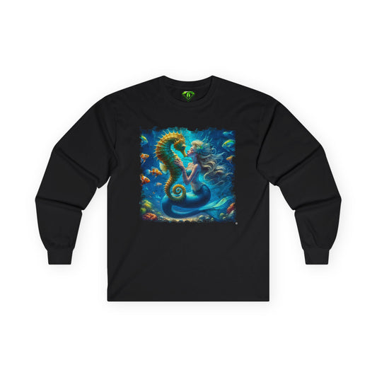 Little Seahorse Long Sleeve T-shirt, Unisex Tees,