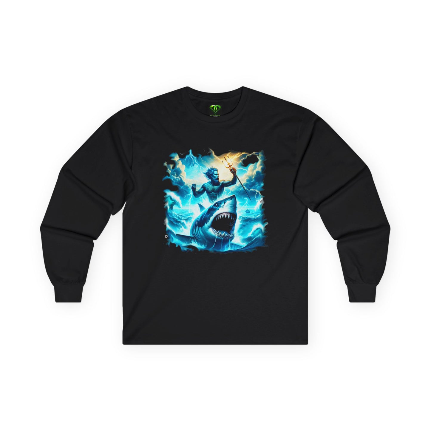 Angry Neptune Long Sleeve T-shirt, Unisex T-shirts,