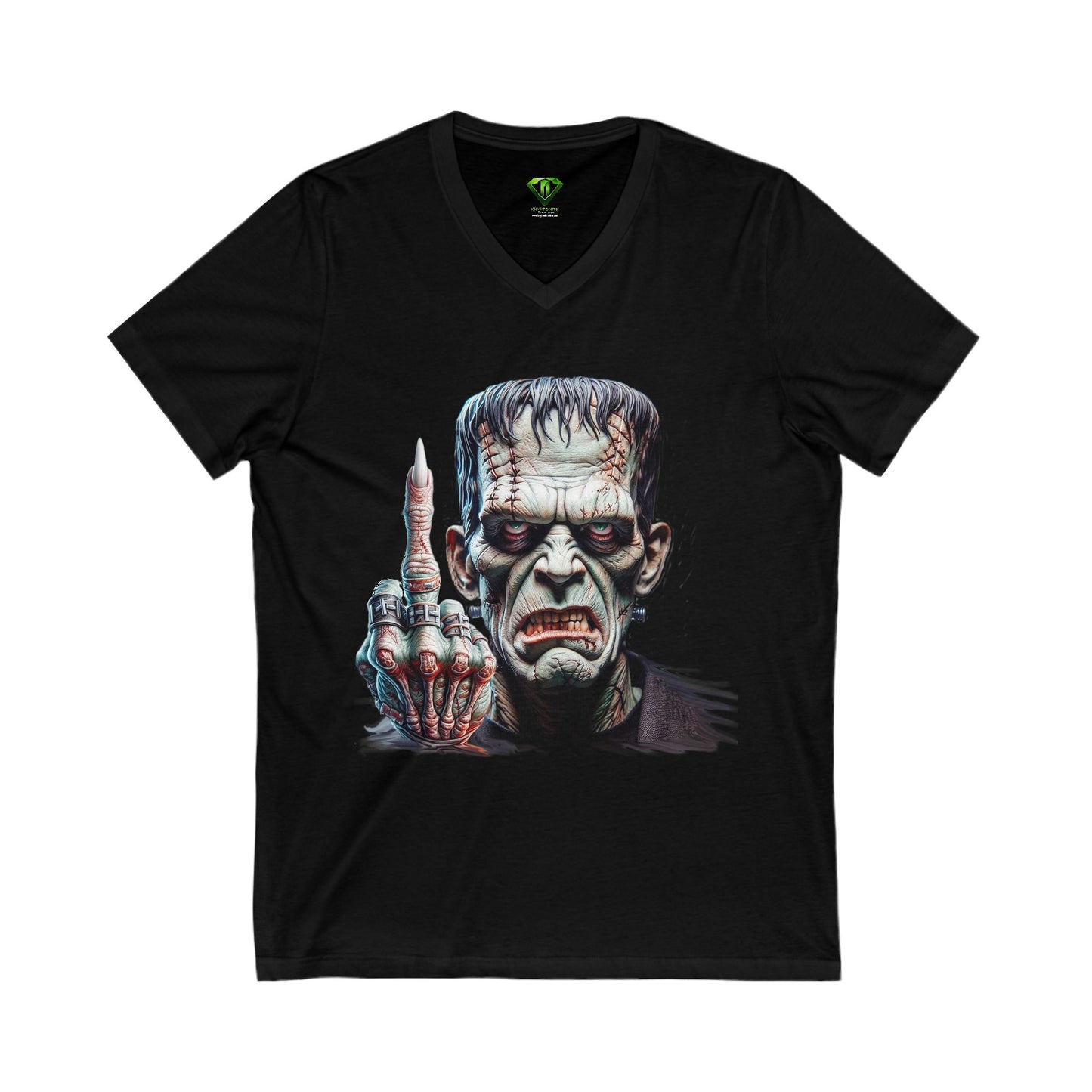 Franken, V-Neck Tee, Edgy Graphic tees