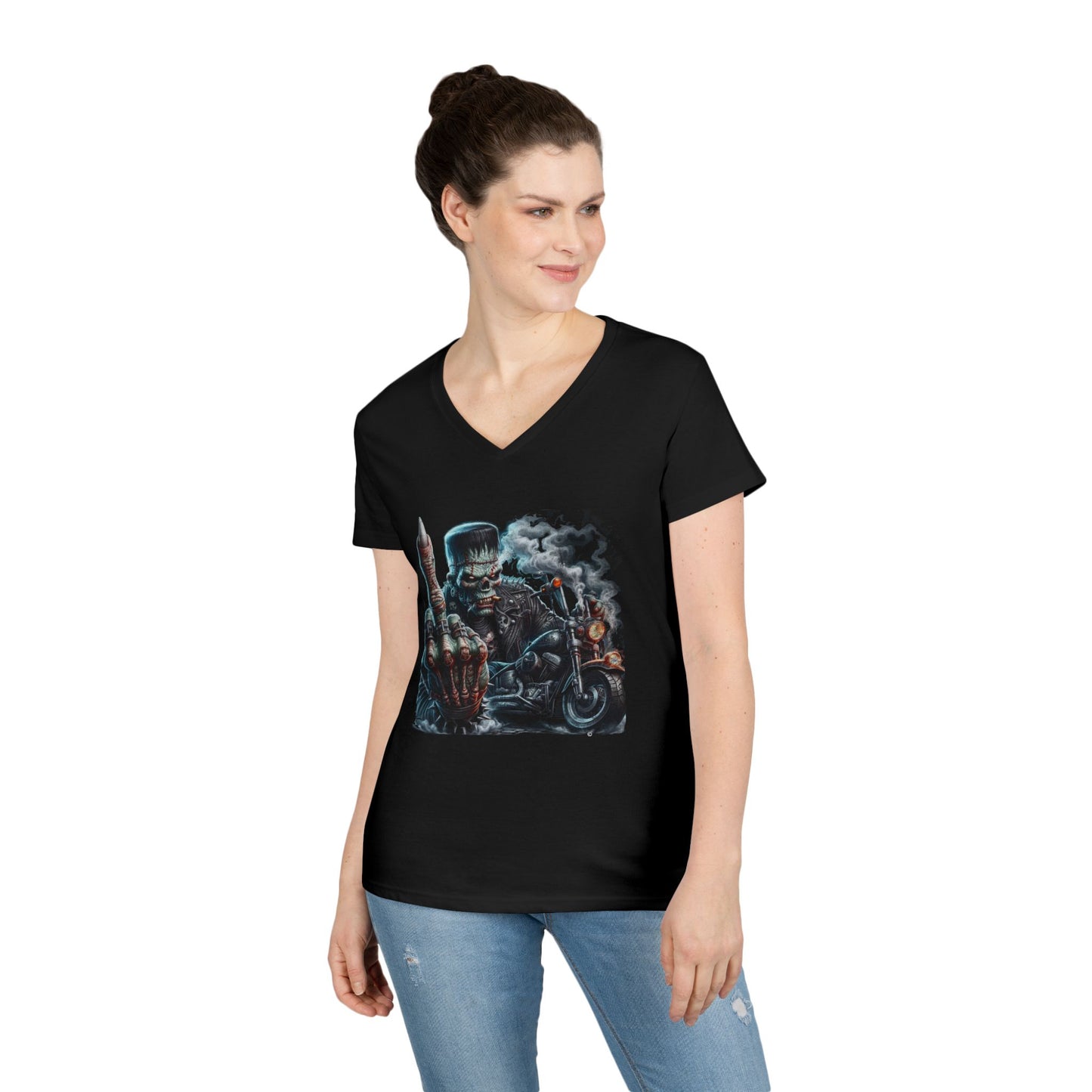 Read This, stylish Ladies' V-Neck T-Shirt