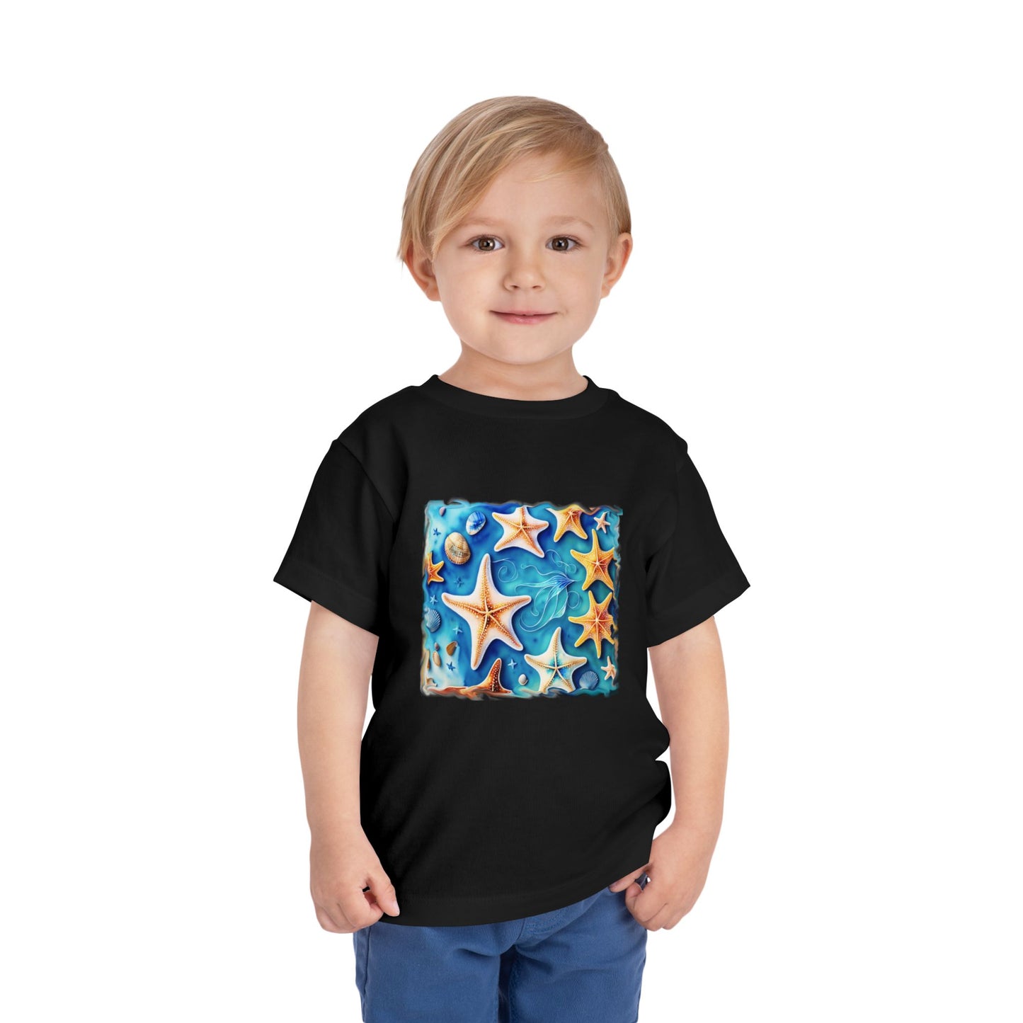 Star Fishes, Short Sleeve Tee, Tee for Kids, Unisex tees