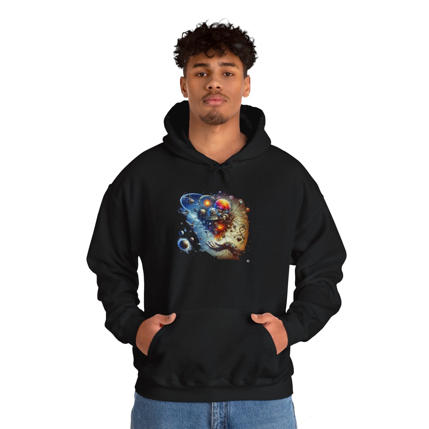 Strange Space Hoodie, Unisex Gildon Heavy Blend™ Hooded Sweatshirt