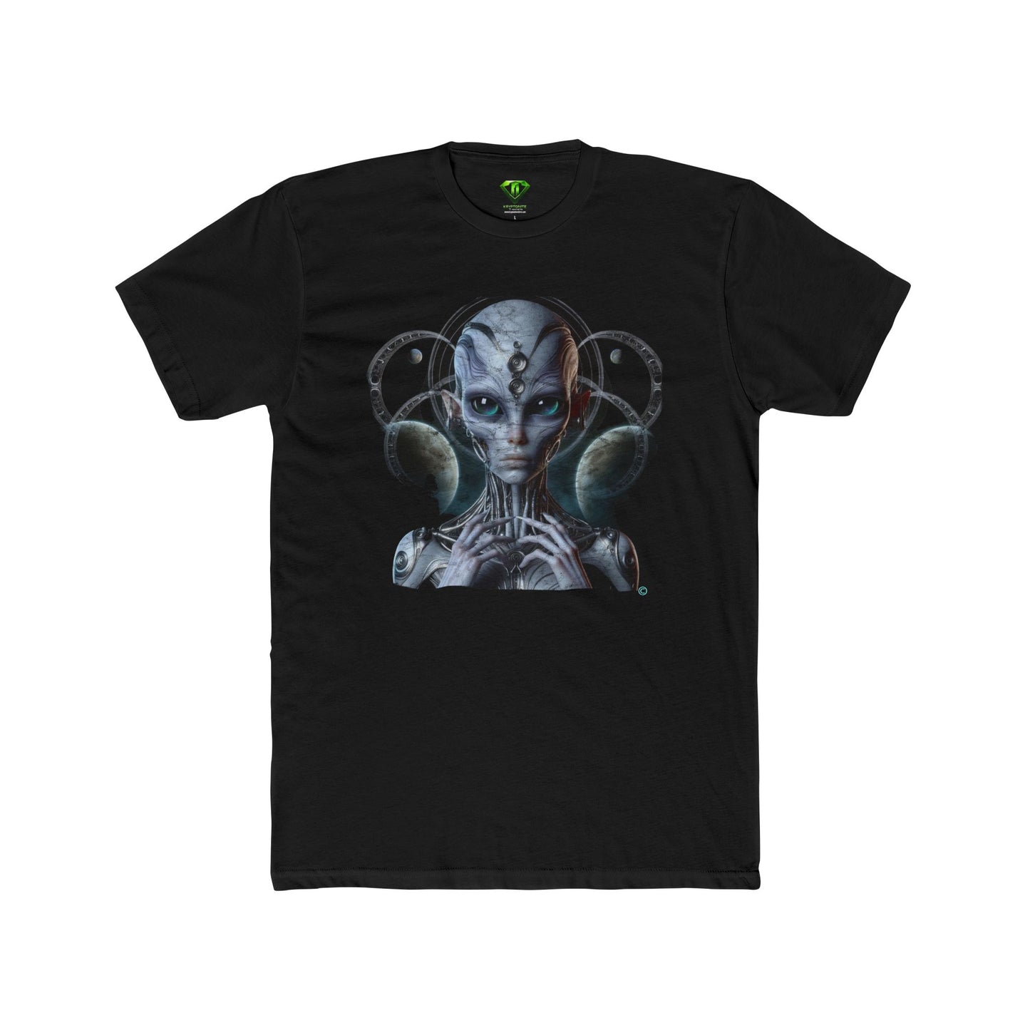 Nebulite Female Alien T-shirt, Unisex Tees,