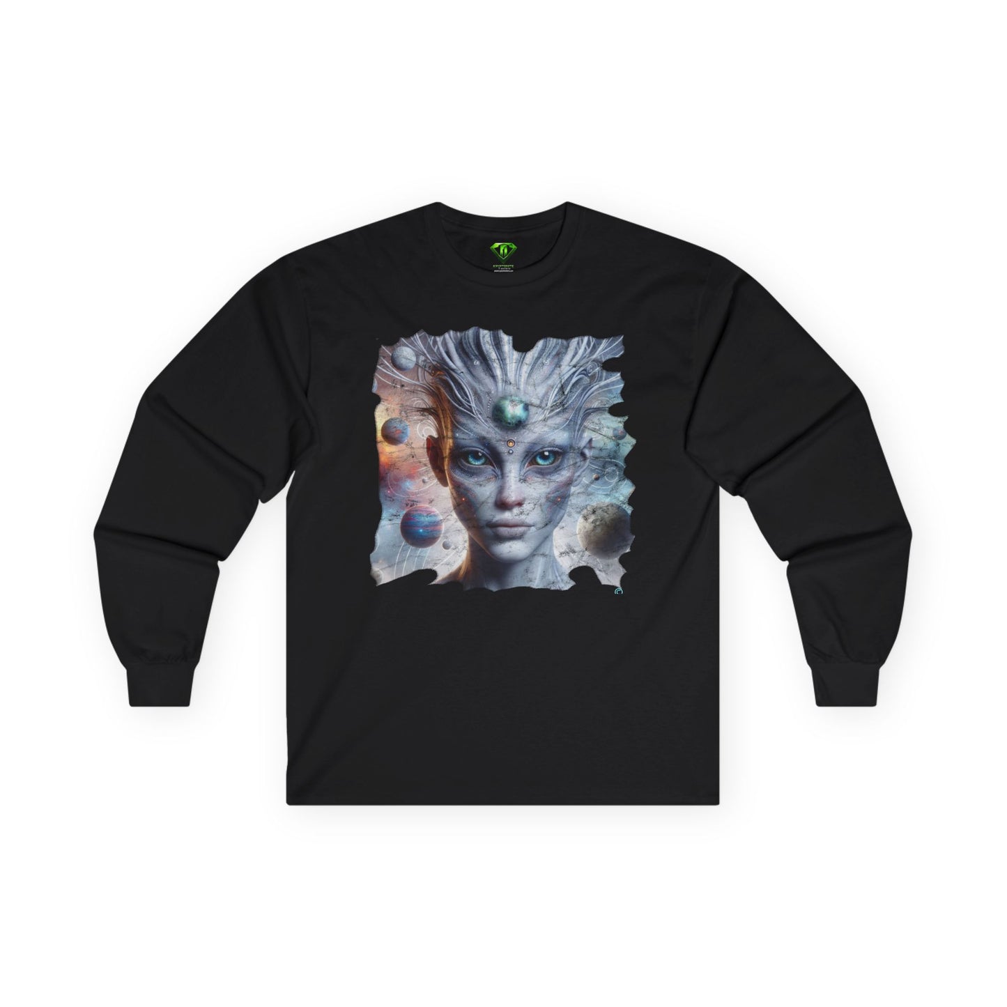 Aurora Female Alien Long Sleeve T-shirt, Unisex Tees,