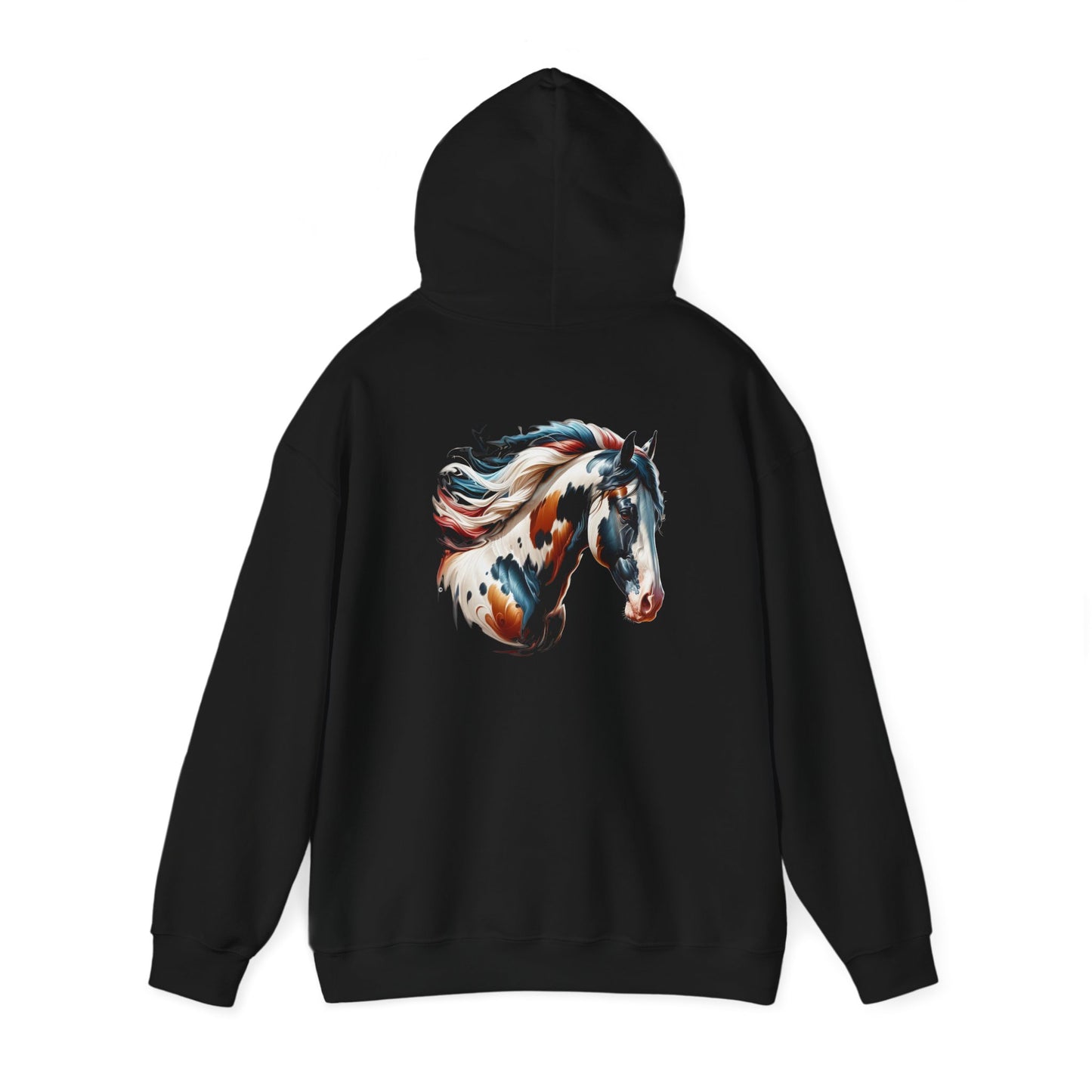 Paint Horse Hoodie, Unisex Gildon Heavy Blend™ Hooded Sweatshirt