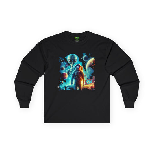 Earth Visitor Long Sleeve T-shirt, Unisex Tees,