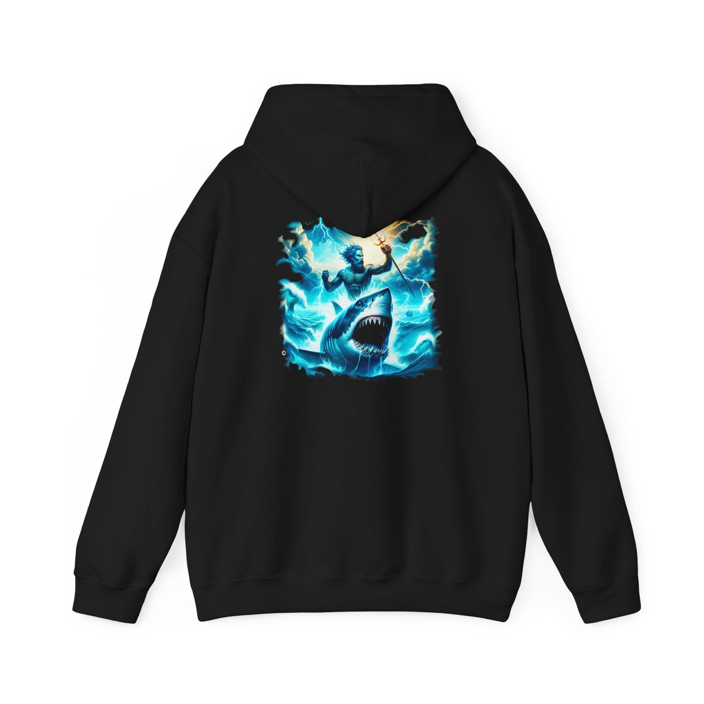 Angry Neptune Hoodie, Unisex Gildon Heavy Blend™ Hooded Sweatshirt