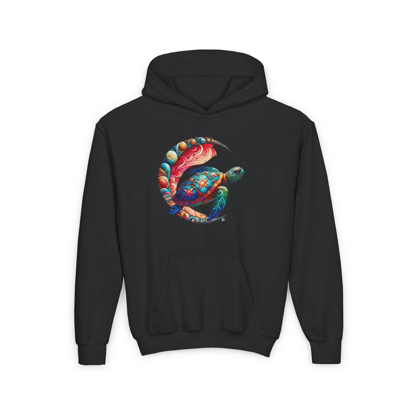 Turtle, Youth Unisex Hoodie