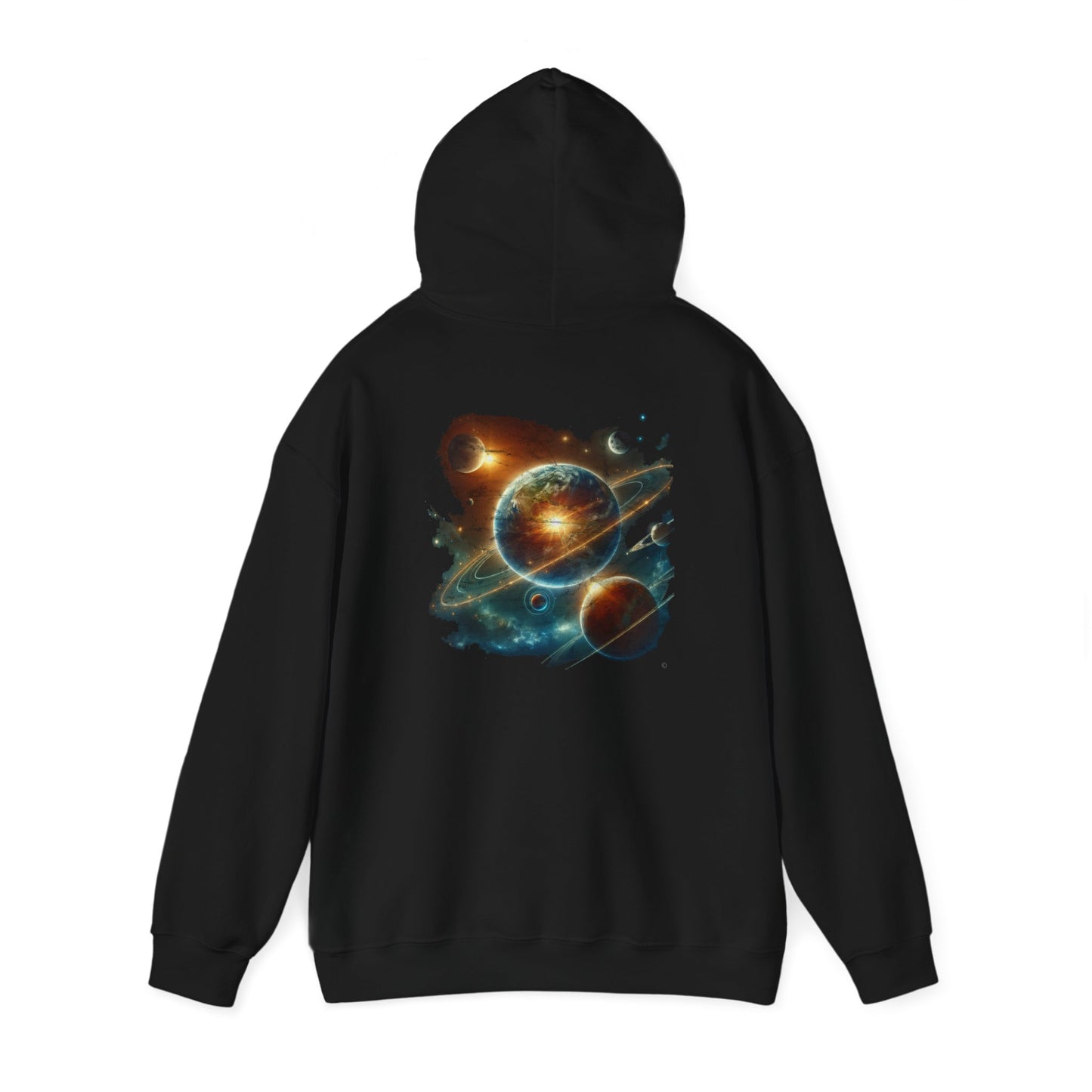 Deep Space Impact Hoodie, Unisex Gildon Heavy Blend™ Hooded Sweatshirt