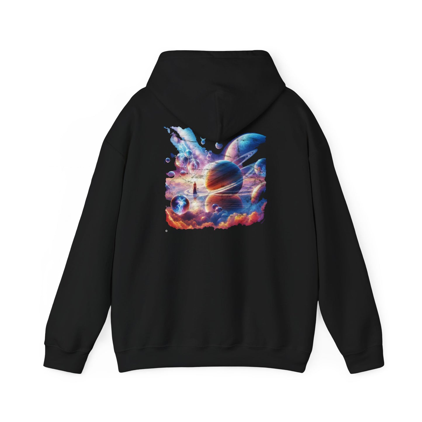 Olyra Galaxy Worlds Hoodie, Unisex Gildon Heavy Blend™ Hooded Sweatshirt