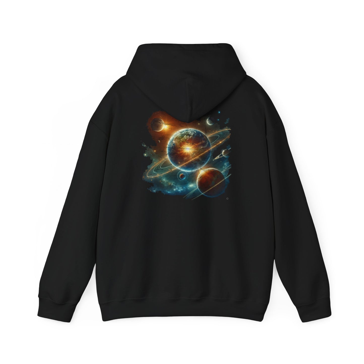 Deep Space Impact Hoodie, Unisex Gildon Heavy Blend™ Hooded Sweatshirt