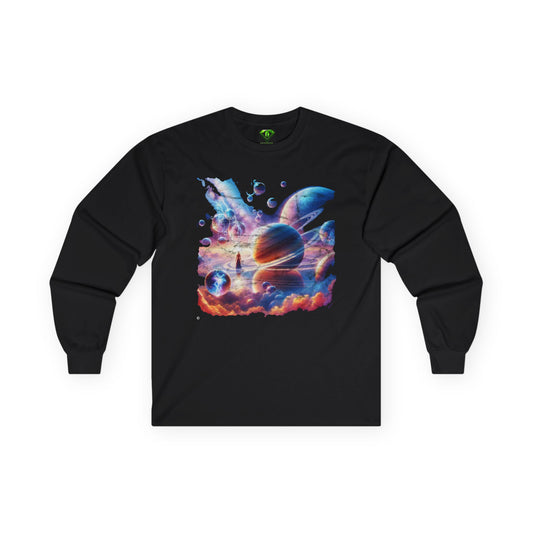 Olyra Galaxy Worlds Long sleeve T-shirt, Unisex Tees,