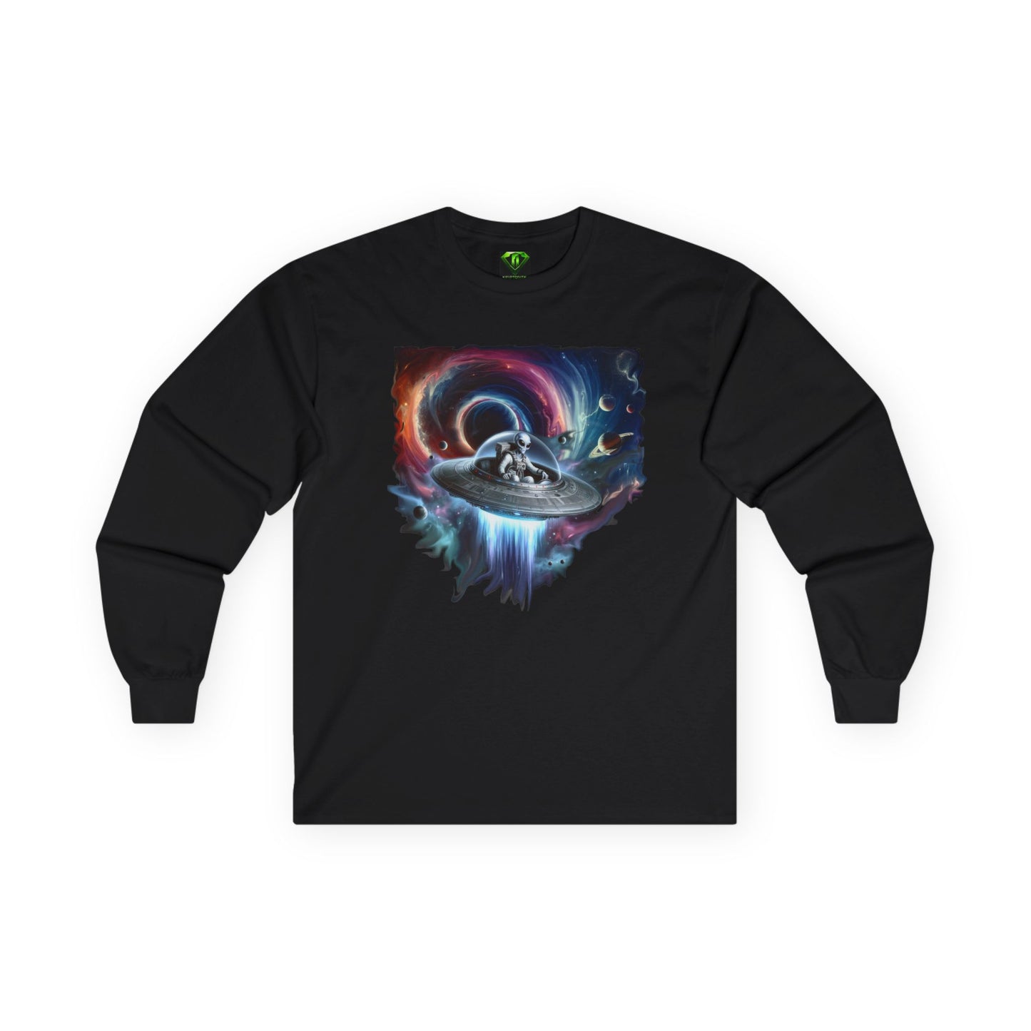 Worm Hole Long Sleeve T-shirt, Unisex Tees