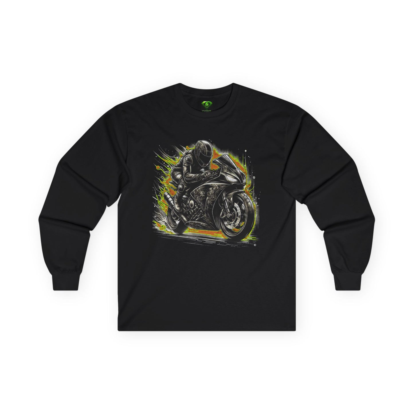 Rocket Bike Long Sleeve T-shirt, Unisex Tees,