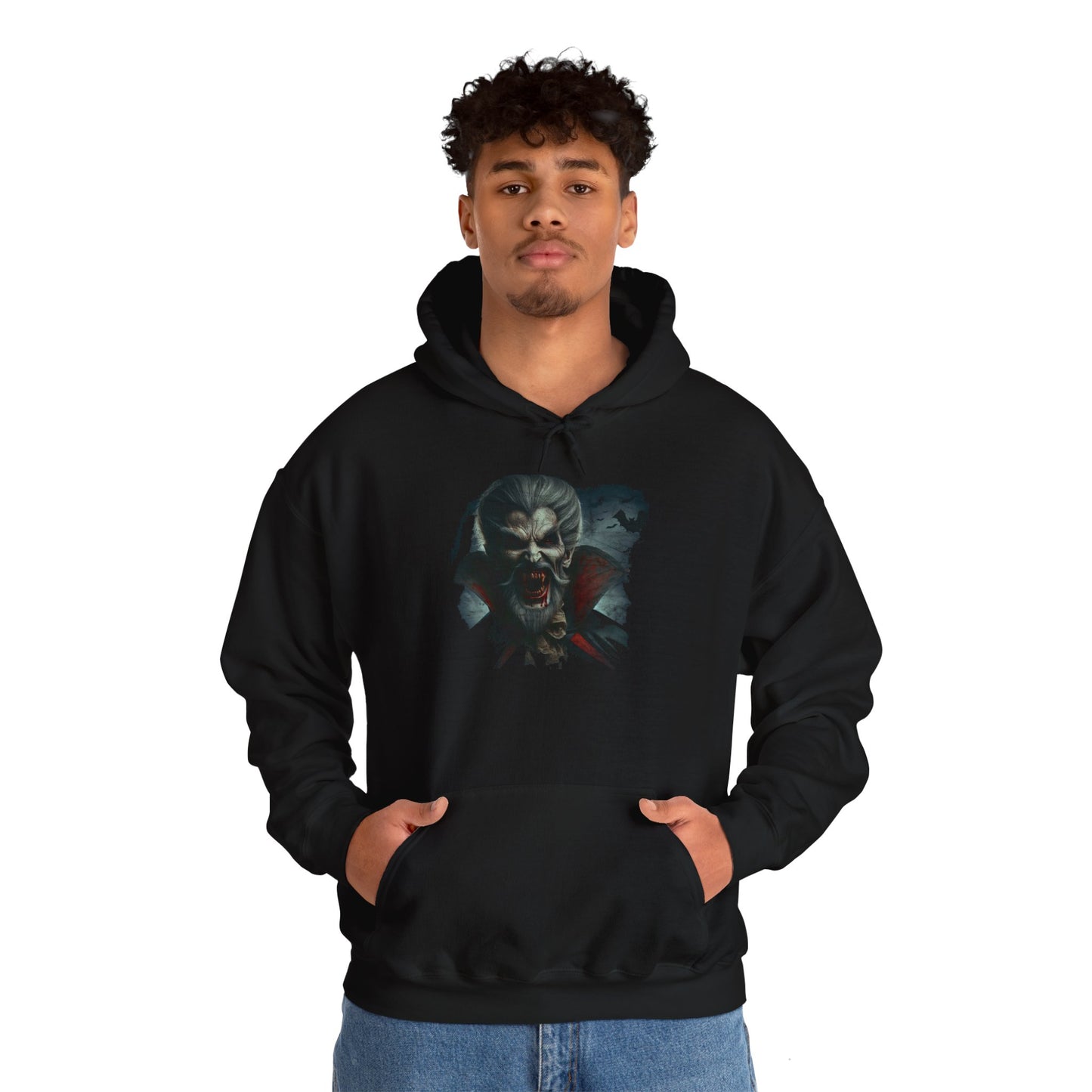 Dracula Hoodie, Unisex Gildon Heavy Blend™ Hooded Sweatshirt