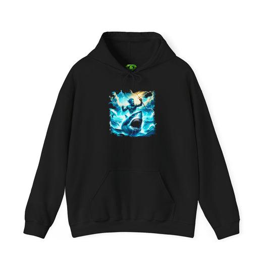 Angry Neptune Hoodie, Unisex Gildon Heavy Blend™ Hooded Sweatshirt